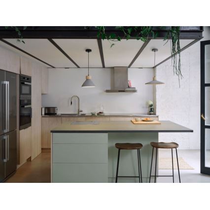 Ledvance - Пендел DECOR CONCRETE 1xE27/15W/230V Ø 32 см бетон сив