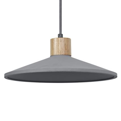 Ledvance - Пендел DECOR CONCRETE 1xE27/15W/230V Ø 32 см бетон сив