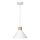 Ledvance - Пендел DECOR PLASTER 1xE27/25W/230V Ø 22 см гипс бял