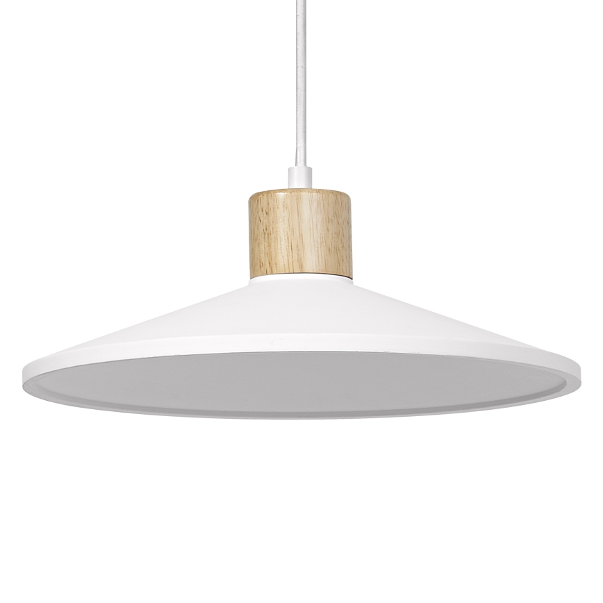 Ledvance - Пендел DECOR PLASTER 1xE27/25W/230V Ø 32 см гипс бял