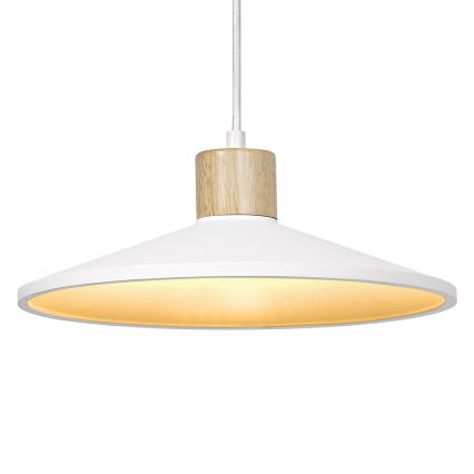 Ledvance - Пендел DECOR PLASTER 1xE27/25W/230V Ø 32 см гипс бял