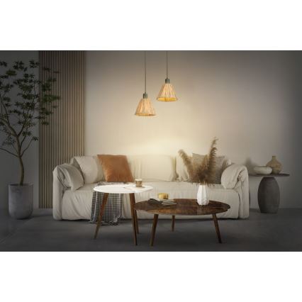 Ledvance - Пендел DECOR RAFFIA 1xE27/15W/230V