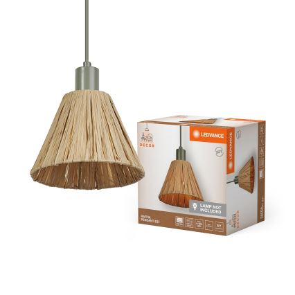Ledvance - Пендел DECOR RAFFIA 1xE27/15W/230V