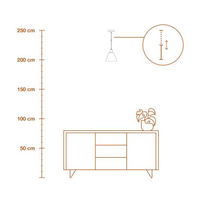 Ledvance - Пендел DECOR RAFFIA 1xE27/15W/230V