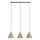 Ledvance - Пендел DECOR RAFFIA 3xE27/15W/230V влакна от рафия