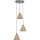 Ledvance - Пендел DECOR RAFFIA 3xE27/15W/230V влакна от рафия