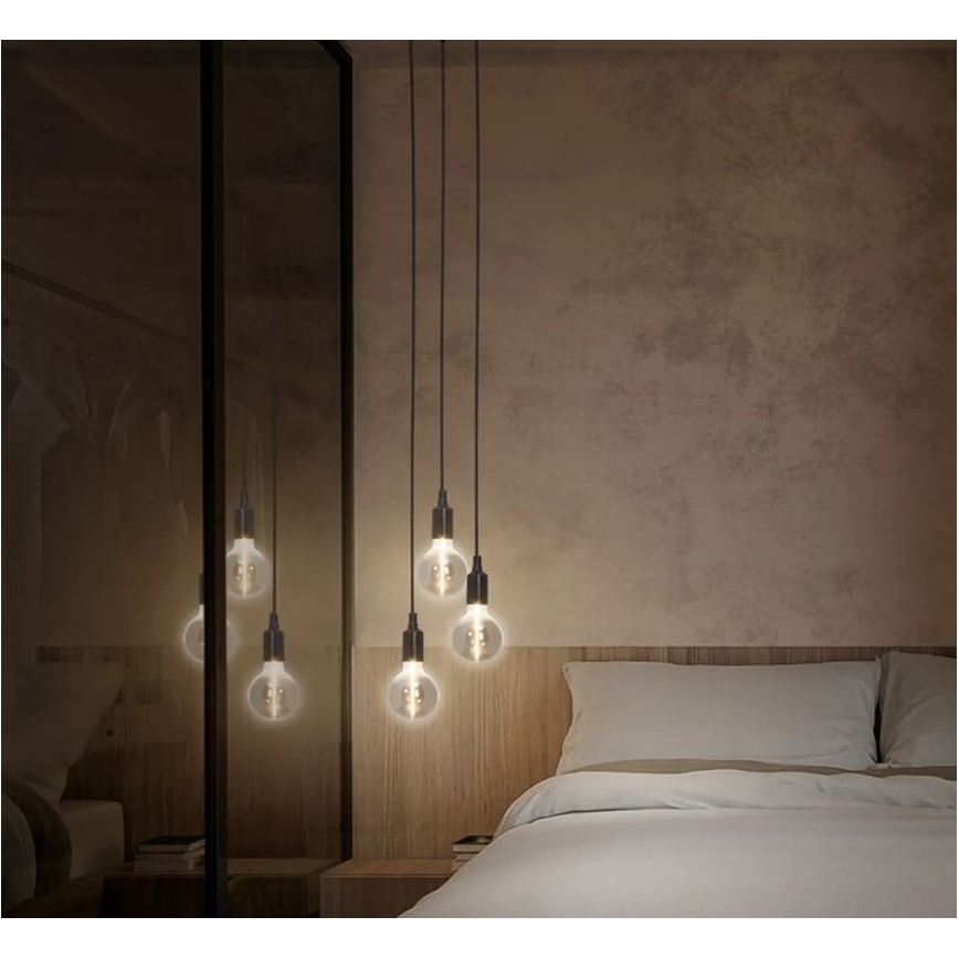 Ledvance - Пендел PENDULUM ROBBIN 1xE27/15W/230V черен