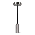 Ledvance - Пендел PENDULUM ROUND 1xE27/15W/230V матов хром