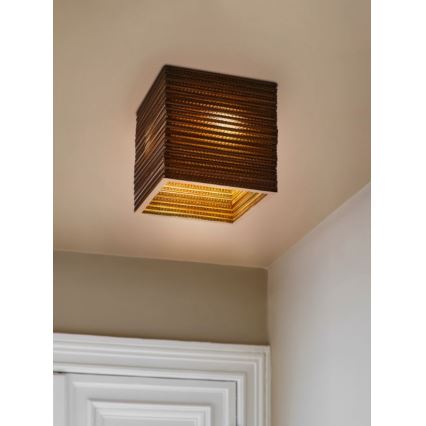 Ledvance - Плафон DECOR CARDBOARD 1xE27/15W/230V 25x25 см