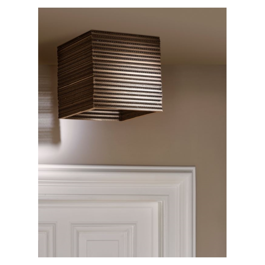Ledvance - Плафон DECOR CARDBOARD 1xE27/15W/230V 25x25 см