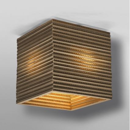 Ledvance - Плафон DECOR CARDBOARD 1xE27/15W/230V 25x25 см
