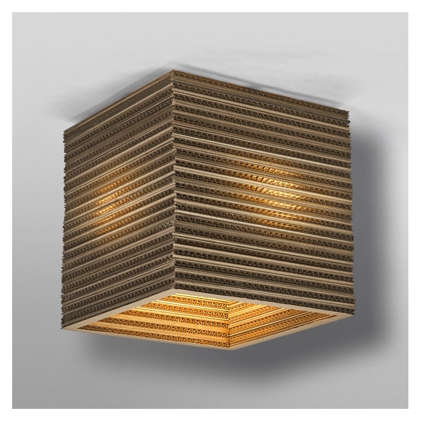 Ledvance - Плафон DECOR CARDBOARD 1xE27/15W/230V 25x25 см