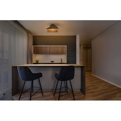 Ledvance - Плафон DECOR CARDBOARD 1xE27/15W/230V 40x40 см