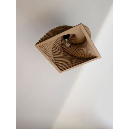 Ledvance - Плафон DECOR CARDBOARD 1xE27/15W/230V 40x40 см