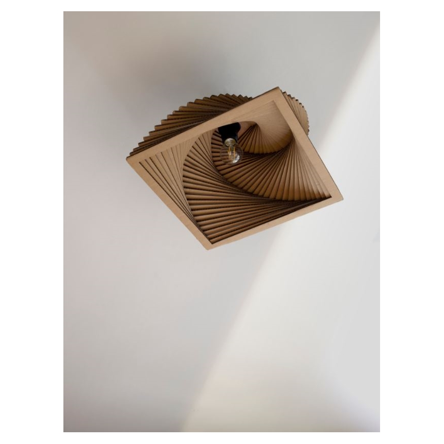 Ledvance - Плафон DECOR CARDBOARD 1xE27/15W/230V 40x40 см