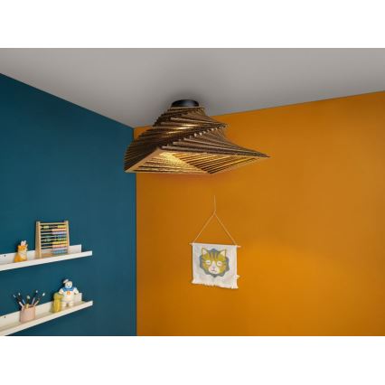 Ledvance - Плафон DECOR CARDBOARD 1xE27/15W/230V 40x40 см