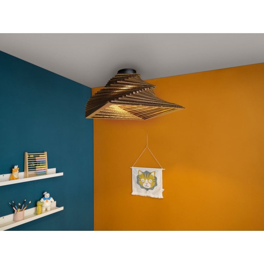 Ledvance - Плафон DECOR CARDBOARD 1xE27/15W/230V 40x40 см
