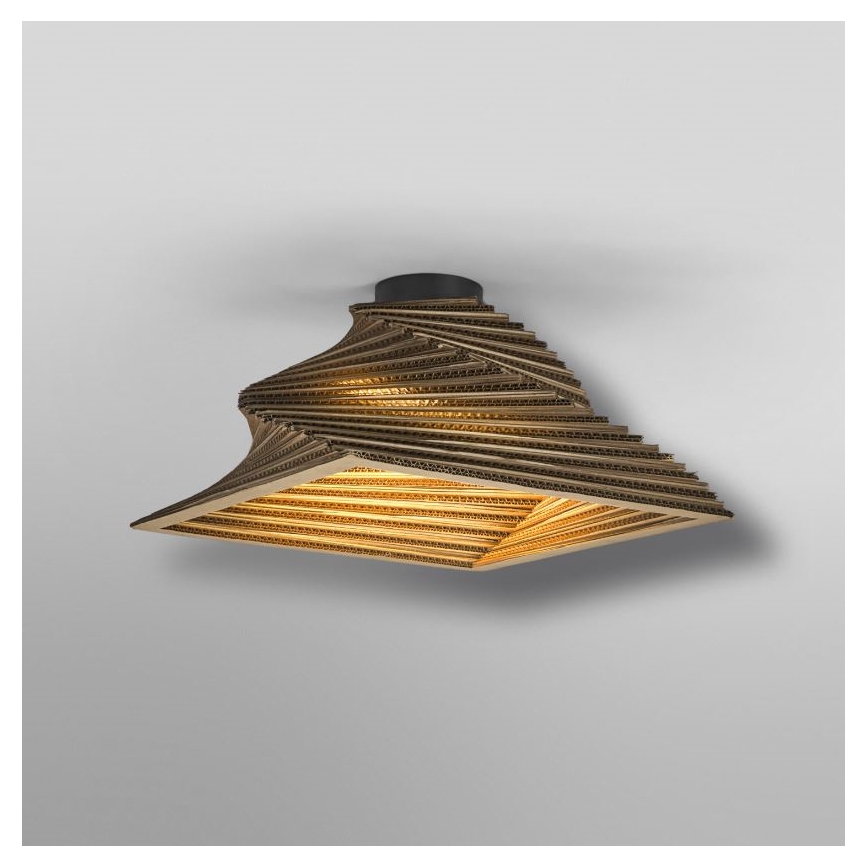 Ledvance - Плафон DECOR CARDBOARD 1xE27/15W/230V 40x40 см