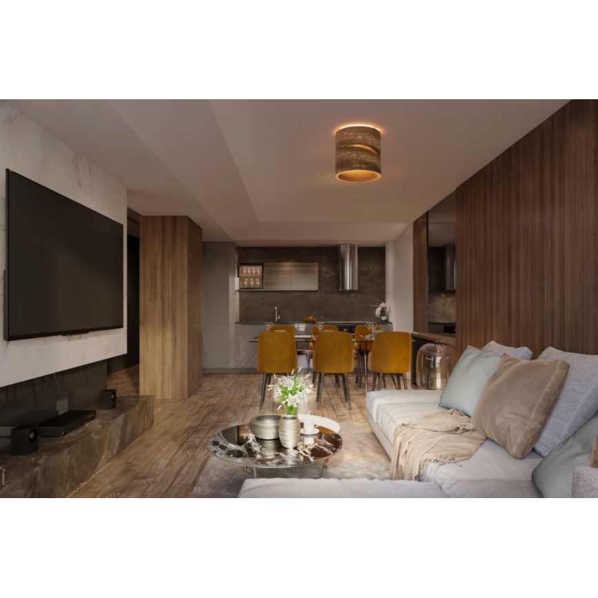 Ledvance - Плафон DECOR CARDBOARD 1xE27/15W/230V Ø 25 см
