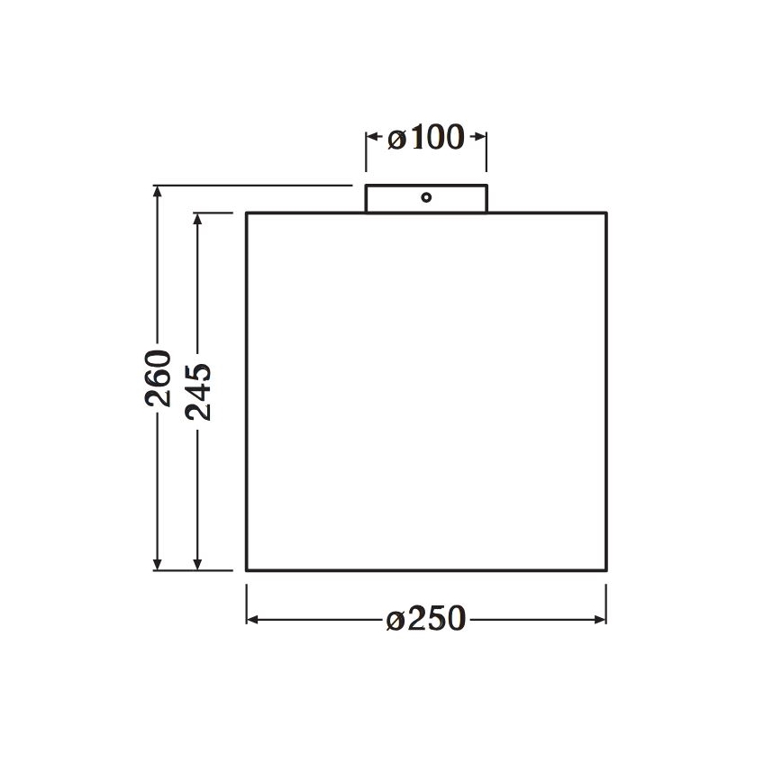 Ledvance - Плафон DECOR CARDBOARD 1xE27/15W/230V Ø 25 см