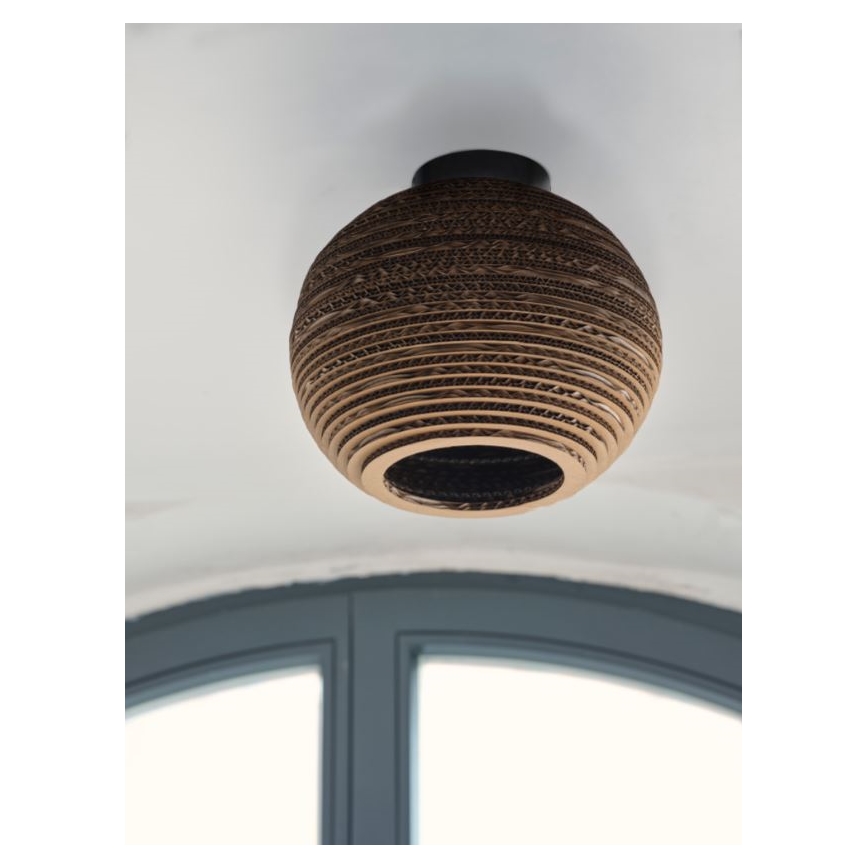 Ledvance - Плафон DECOR CARDBOARD 1xE27/15W/230V Ø 26 см
