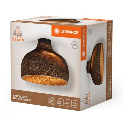 Ledvance - Плафон DECOR CARDBOARD 1xE27/15W/230V Ø 36 см