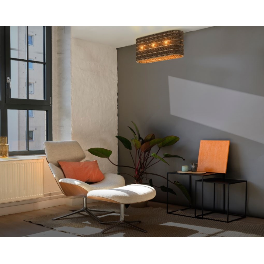 Ledvance - Плафон DECOR CARDBOARD 3xE27/15W/230V