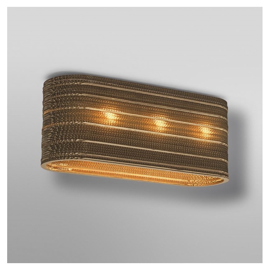 Ledvance - Плафон DECOR CARDBOARD 3xE27/15W/230V