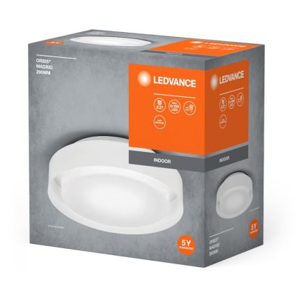 Ledvance - Плафон ORBIS MADRID 2xE27/10W/230V бял