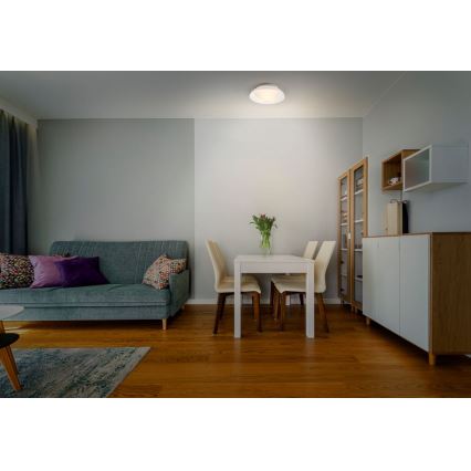 Ledvance - Плафон ORBIS MILAN 2xE27/10W/230V бял