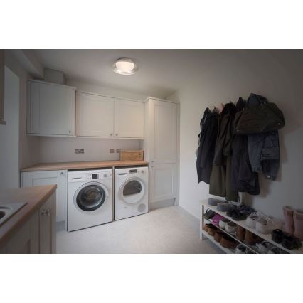 Ledvance - Плафон ORBIS MILAN 2xE27/10W/230V сребрист