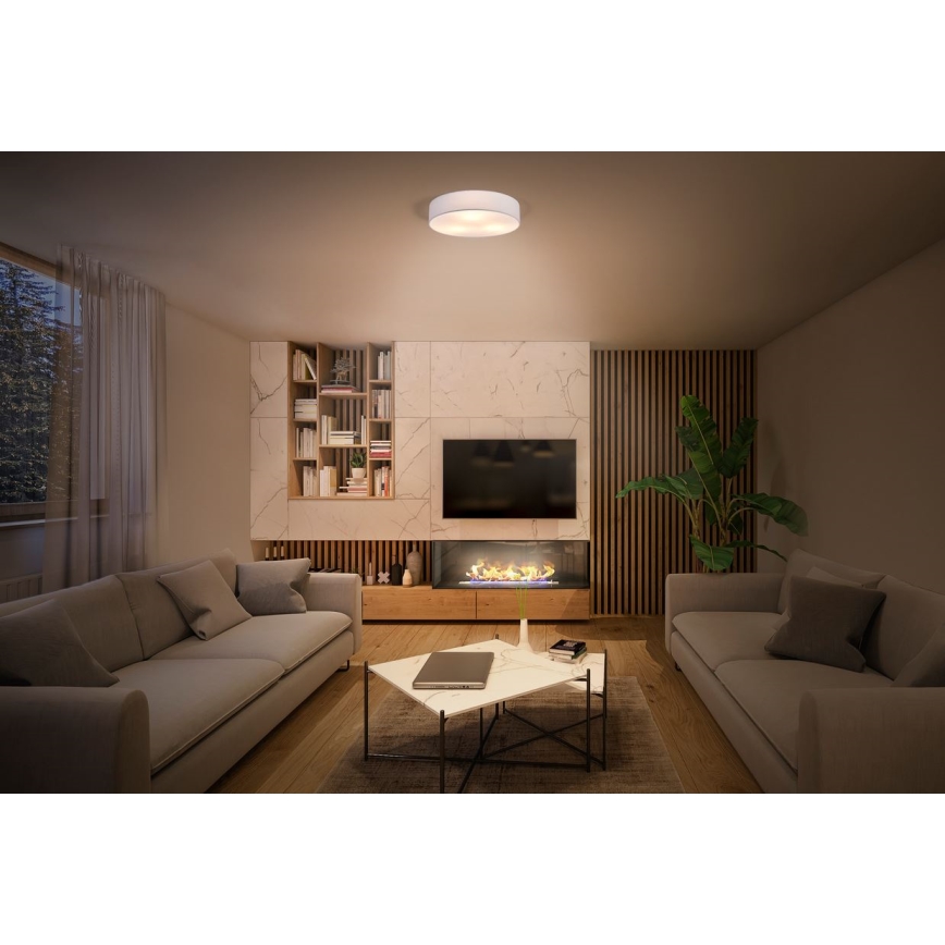 Ledvance - Плафон ORBIS ПАРИЖ 1xE27/25W/230V бял