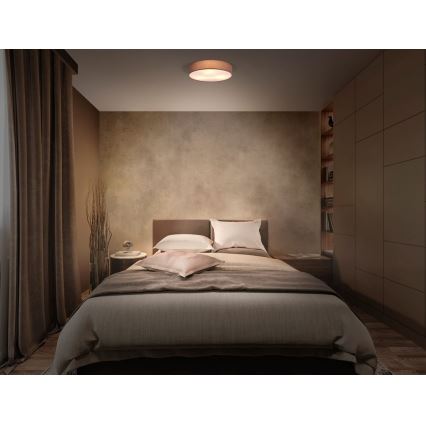 Ledvance - Плафон ORBIS ПАРИЖ 1xE27/25W/230V кафяв