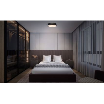 Ledvance - Плафон ORBIS ПАРИЖ 2xE27/25W/230V черен