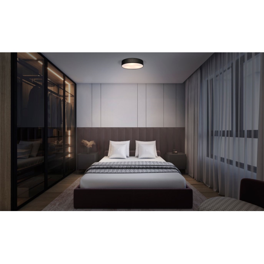 Ledvance - Плафон ORBIS ПАРИЖ 2xE27/25W/230V черен