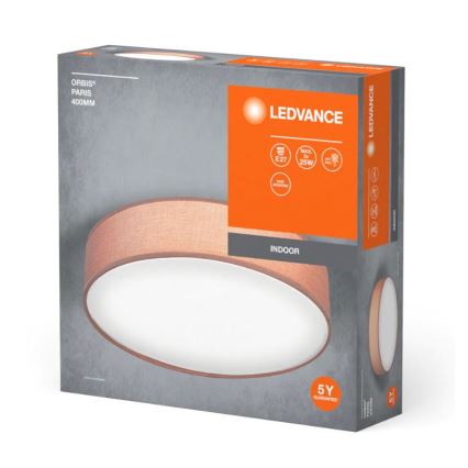 Ledvance - Плафон ORBIS ПАРИЖ 2xE27/25W/230V кафяв