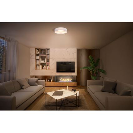 Ledvance - Плафон ORBIS ПАРИЖ 3xE27/25W/230V бял