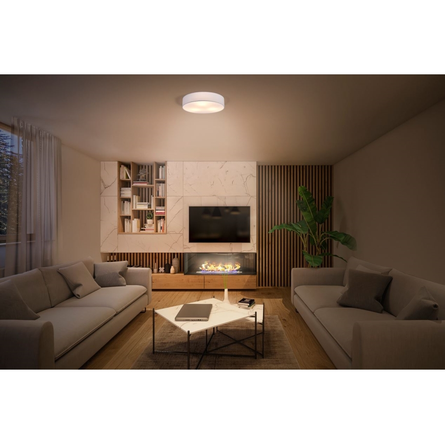 Ledvance - Плафон ORBIS ПАРИЖ 3xE27/25W/230V бял