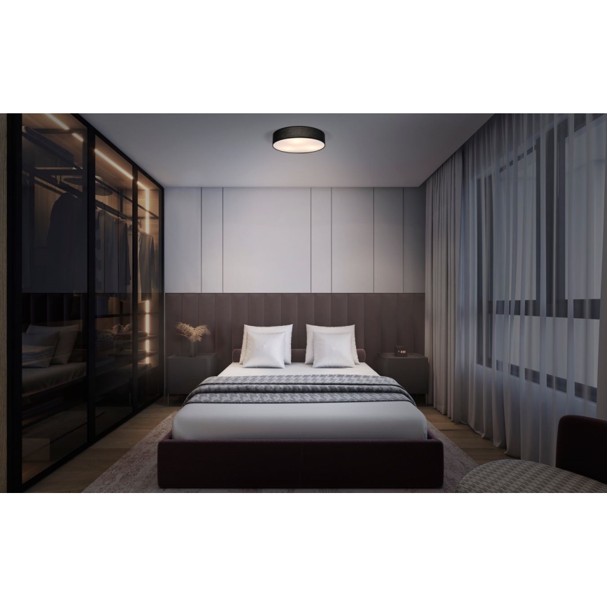 Ledvance - Плафон ORBIS ПАРИЖ 3xE27/25W/230V черен