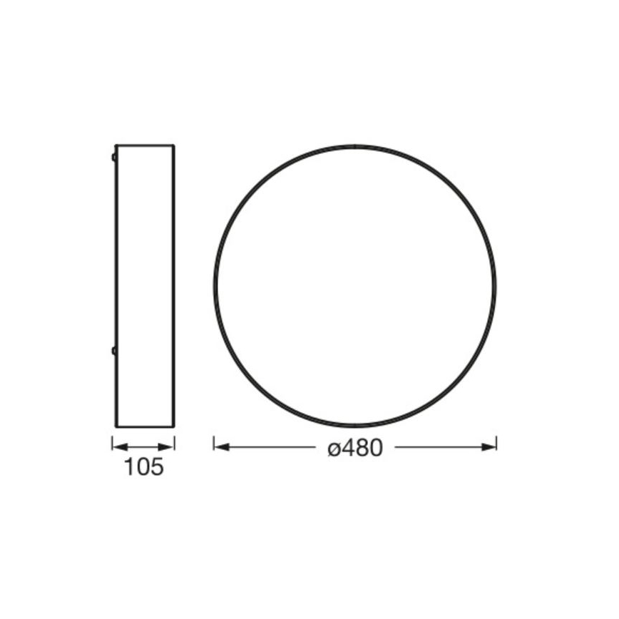 Ledvance - Плафон ORBIS ПАРИЖ 3xE27/25W/230V кафяв