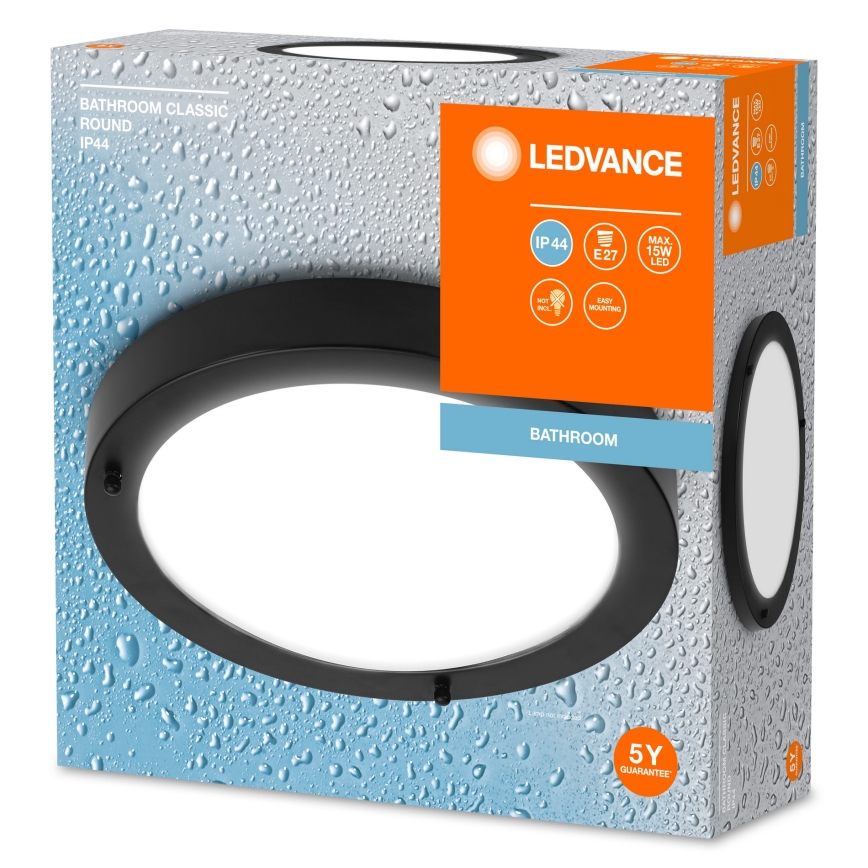 Ledvance - Плафон за баня BATHROOM CLASSIC 1xE27/15W/230V IP44