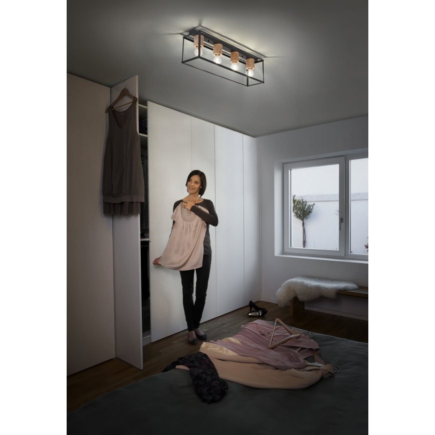 Ledvance - Полилей за повърхностен монтаж DECOR 4xE27/15W/230V