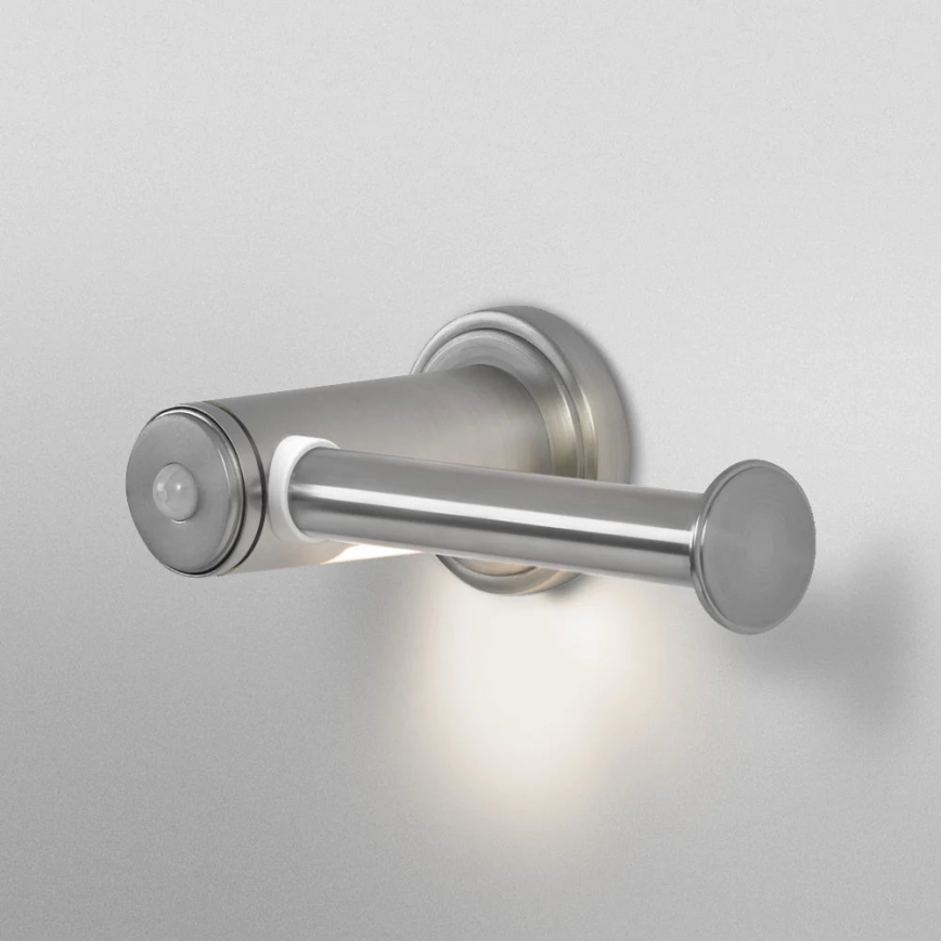 Ledvance - Поставка за тоалетна хартия с LED подсветка 3xAAA IP44