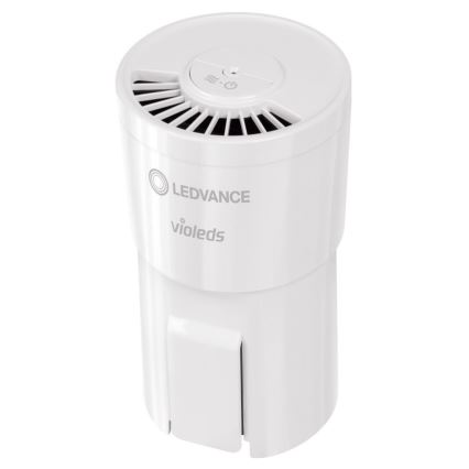 Ledvance - Преносим пречиствател за въздух с HEPA филтър PURIFIER UVC/4,5W/5V USB