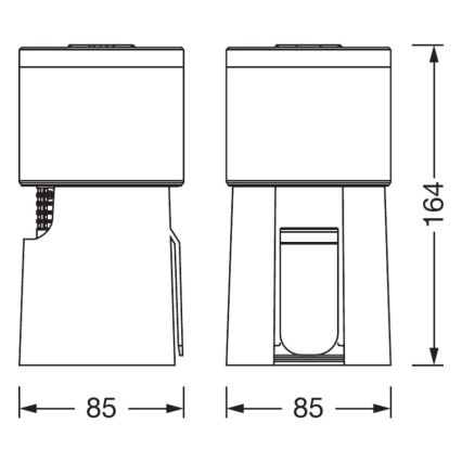 Ledvance - Преносим пречиствател за въздух с HEPA филтър PURIFIER UVC/4,5W/5V USB