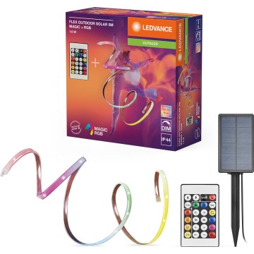 Ledvance - RGB LED димируема слънчева лента FLEX MAGIC 5m LED/1,6W/5V + дистанционно управление