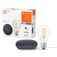 Ledvance - Смарт тонколона Google Nest Mini + LED димируема крушка SMART+ A60 E27/60W/230V