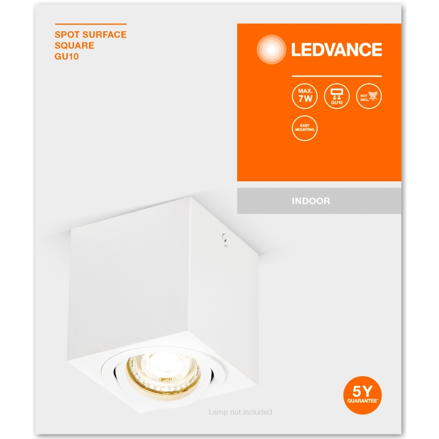 Ledvance - Спот SPOT 1xGU10/7W/230V бял