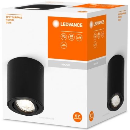 Ledvance - Спот SPOT 1xGU10/7W/230V черен