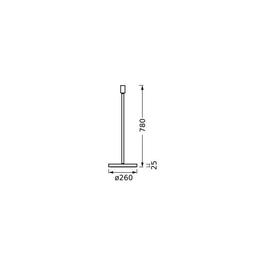 Ledvance - Стойка за лампа DECOR STICK 1xE27/40W/230V бежов
